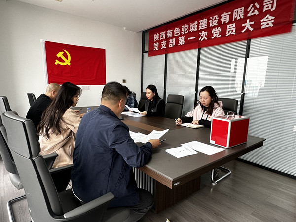 凝心聚力啟新程，有色駝城黨支部正式成立！